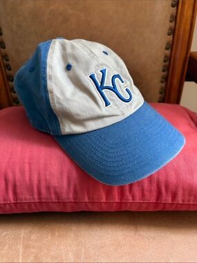 Genuine Merchandise KC Embroidered Two-Tone Blue and Gray Baseball Cap